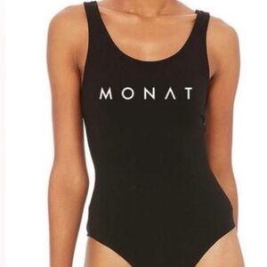 Elegant Black Scoop Neck Bodysuit